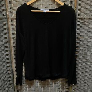 Magaschoni Black Knit Top